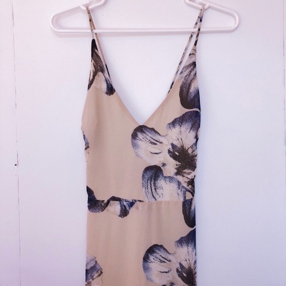 At Long Last Beige Floral Print Maxi Dress - Picture 5 of 8